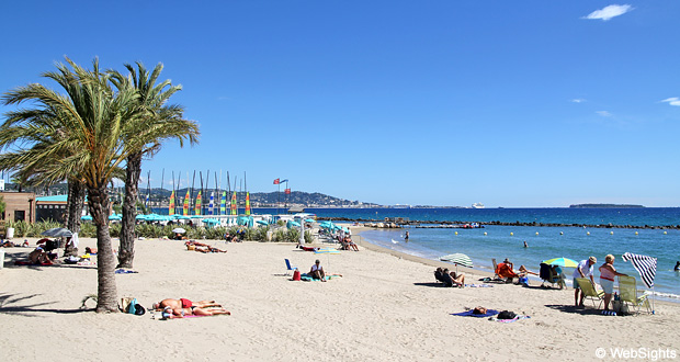 Mandelieu strand